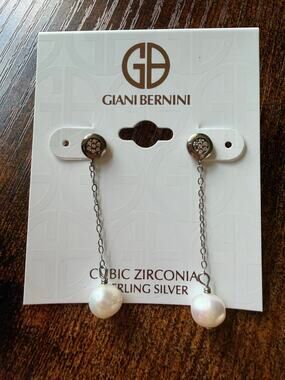 Giani Bernini Chain Drop Earrings